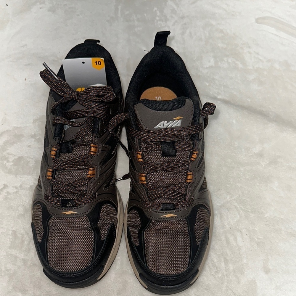Avia Men's Brown and Black Athletic Shoes